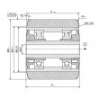 174 PD KS/85/074/076/13 PEVODYN Pallet Roller Suitable for BT Toyota