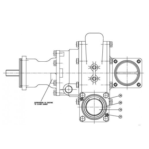 Reman SPC 80-185 Liquid Ring Pump/Centrifugal Self Priming Suitable for Cummins