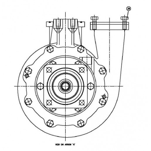 Reman SPC 80-185 Liquid Ring Pump/Centrifugal Self Priming Suitable for Cummins