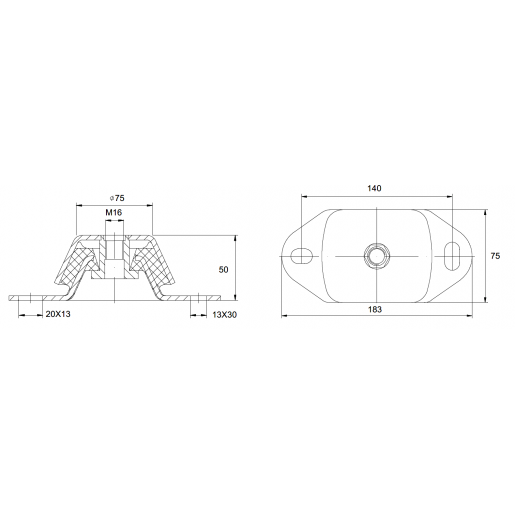 Triflex 2 Anti Vibration Mounts