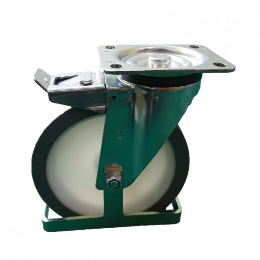 51 F PU/200/50/1 PRO Industrial Swivel Castor with Pevothan Wheel