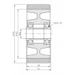 172 PD/125/050/105/5/20 PEVODYN Stabilising Wheel Suitable for BT Toyota