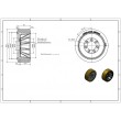 172/343/135/278/090 H7 VULKOLLAN® DRIVE WHEEL  SUITABLE FOR LINDE 0029903814