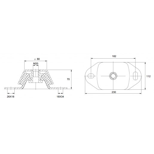 Triflex 2 Anti Vibration Mounts