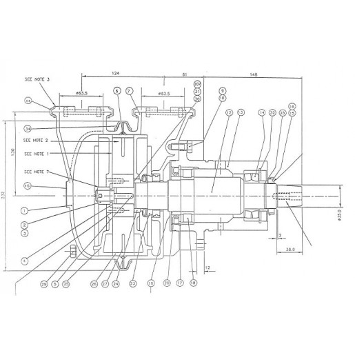 Reman M Series 250/700 Liquid Ring Pump/Self Priming Suitable For